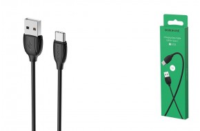 Кабель USB - USB Type-C BOROFONE BX19, 2A (черный) 1м