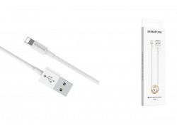 Кабель USB - Lightning BOROFONE BX22, 2,4A (белый) 1м