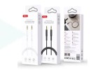 Кабель аудио AUX XO NB-R271 Straight PVC 3.5 to 3.5 1m White