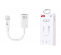 Адаптер Type-c на Lightning XO NB-R268A 27W Charging Cable Model Imitation Original Adapter Cable White