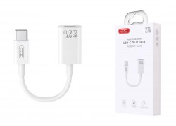 Адаптер Type-c на Lightning XO NB-R268A 27W Charging Cable Model Imitation Original Adapter Cable White