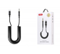 Кабель аудио AUX XO NB-R255B Type-c TO 3.5 Spring Audio Cable Black