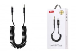 Кабель аудио AUX XO NB-R255B Type-c TO 3.5 Spring Audio Cable Black