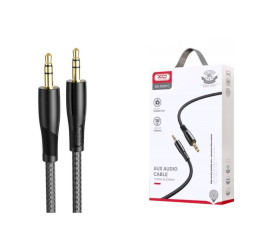 Кабель аудио AUX XO NB-R241C 3.5mm to 3.5MM Transparent Black