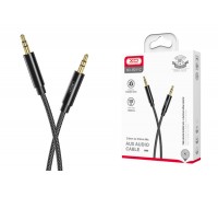 Кабель аудио AUX XO NB-R211C 3.5mm to 3.5mm Black