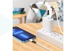 Кабель USB Type-C - Lightning HOCO X82 PD20W (белый) 1м (силиконовый)