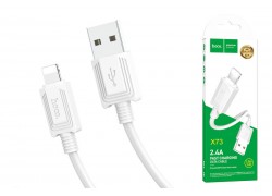 Кабель USB - Lightning HOCO X73, 2,4A (белый) 1м