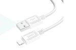 Кабель USB - Lightning HOCO X73, 2,4A (белый) 1м