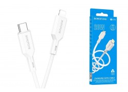 Кабель USB Type-C - Lightning BOROFONE BX70 PD (белый) 1м