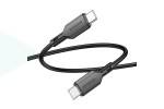 Кабель USB Type-C - USB Type-C BOROFONE BX70, PD60W (черный) 1м