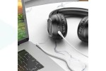 Кабель аудио AUX BOROFONE BL10 AUX 3.5 1 метр белый угловой