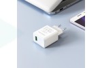 Сетевое зарядное устройство USB BOROFONE BA66A QC3.0 single port 3000mAh (белый)