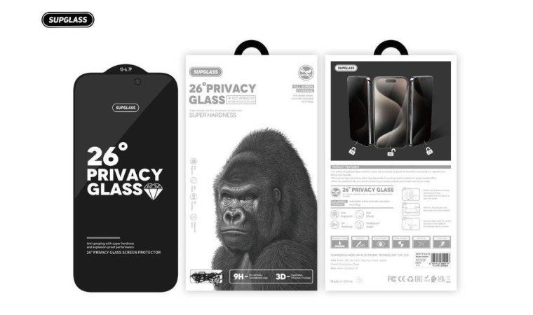 Защитное стекло SUPGLASS XC-12 Full Screen Coverage 26° Privacy Glass For Samsung S24 Ultra