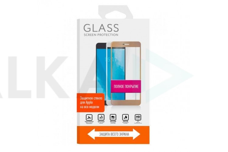 Защитное стекло дисплея iPhone XR (6.1)/11 с полным покрытием без упаковки (черный)