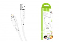 Кабель USB - Lightning HOCO X67, 2,4A (белый) 1м (силиконовый)