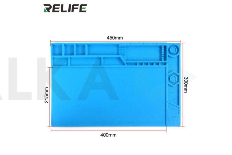 Силиконовый коврик для разборки мобильных устройств RELIFE RL-160A (460x350 мм)