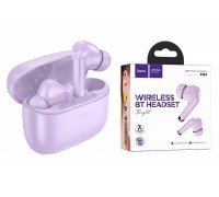 Наушники вакуумные беспроводные HOCO EQ2 Thought true wireless BT headset (фиолетовый)