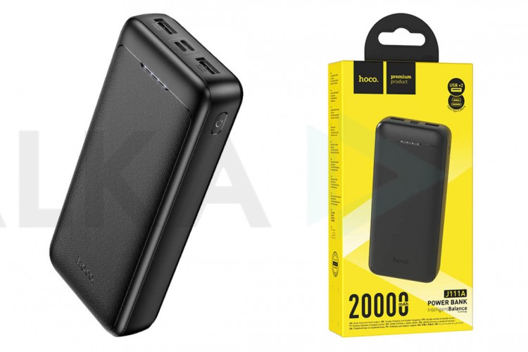 Универсальный дополнительный аккумулятор Power Bank HOCO J111A (20000 mAh) (черный)