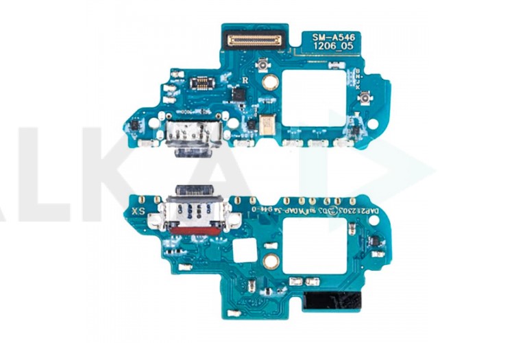 Шлейф для Samsung A546E Galaxy A54 5G с разъемом зарядки (плата)