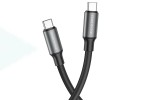 Кабель USB Type-C - USB Type-C BOROFONE BX82 Bountiful, 60W, 3A (черный) 1м