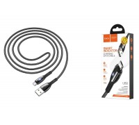 Кабель USB - MicroUSB HOCO U89 2,4A (черный) 1,2м (в оплетке)