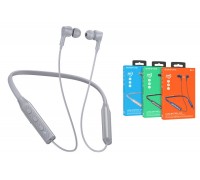 Наушники вакуумные беспроводные BOROFONE BE59 Rhythm neckband wireless BT headset Bluetooth (серый)