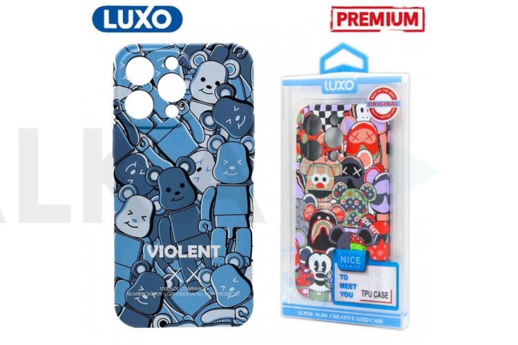 Чехол для телефона LUXO iPhone 15 PLUS ( Рисунок VIOLENT KAWS )