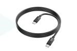 Кабель USB Type-C - USB Type-C BOROFONE BX106, PD60W (черный) 1м