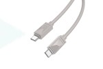 Кабель USB Type-C - USB Type-C BOROFONE BX109, PD60W (серый) 1м