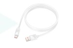 Кабель USB - USB Type-C BOROFONE BX109, (белый) 1м