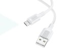 Кабель USB - MicroUSB BOROFONE BX111 2,4A (белый) 1м