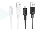 Кабель USB - MicroUSB BOROFONE BX111 2,4A (белый) 1м