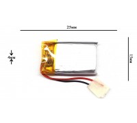 Универсальный аккумулятор 25x15x4 3.7V 250mAh (401525P)