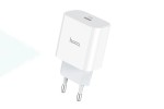 Сетевое зарядное устройство USB-C HOCO C76A Plus PD 20W (для iPhone 11-12 серия) (белый)