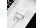 Сетевое зарядное устройство USB-C HOCO C76A Plus PD 20W (для iPhone 11-12 серия) (белый)