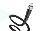 Кабель USB - MicroUSB HOCO X53 2,4A (черный) 1м (силикон)