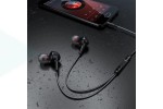 Наушники вакуумные проводные HOCO M78 EL Placer universal earphones (черный)