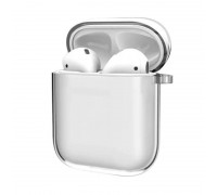 Чехол для наушников AirPods силиконовый (прозрачный)