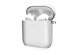 Чехол для наушников AirPods силиконовый (прозрачный)