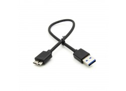 Кабель USB3.0 Type-A (папа) - Type-B Micro (папа) 0,3 м