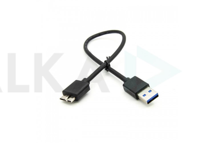 Кабель USB3.0 Type-A (папа) - Type-B Micro (папа) 0,3 м