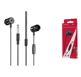 Наушники вакуумные проводные BOROFONE BM31 Mysterious universal earphones (черный)