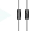 Наушники вакуумные проводные BOROFONE BM31 Mysterious universal earphones (черный)