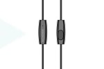 Наушники вакуумные проводные BOROFONE BM31 Mysterious universal earphones (черный)