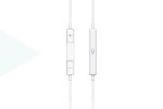 Наушники вакуумные проводные BOROFONE BM27 Amazing sound штекер Type-C (белый)