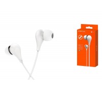 Наушники вакуумные проводные BOROFONE BM24 Milo universal earphones (белый)