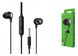 Наушники вакуумные проводные BOROFONE BM28 Tender sound universal earphones (черный)