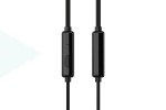Наушники вакуумные проводные BOROFONE BM28 Tender sound universal earphones (черный)