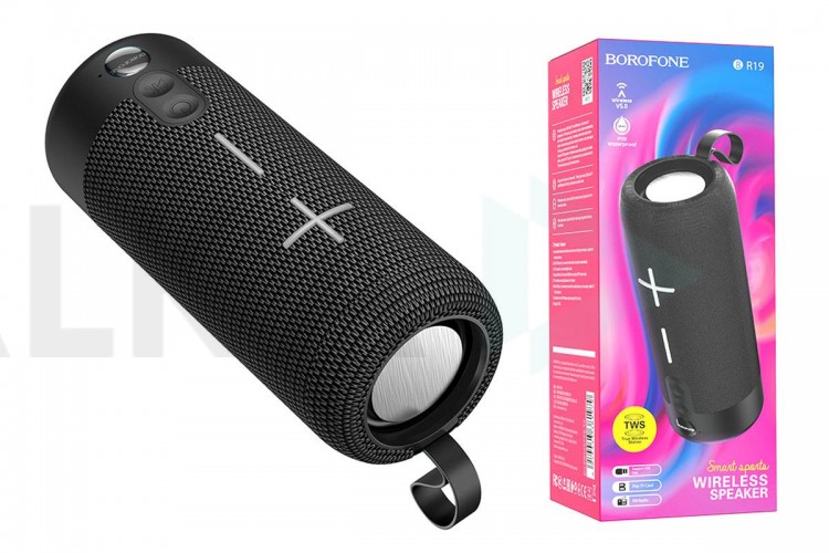 Портативная беспроводная колонка BOROFONE BR19 Euphony sports BT speaker (черный)