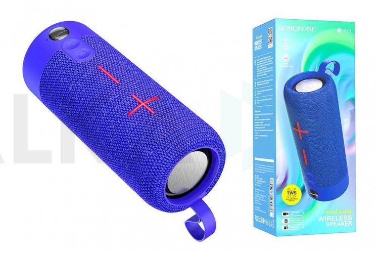 Портативная беспроводная колонка BOROFONE BR19 Euphony sports BT speaker (синий)